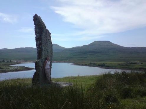 Millenium Stone erected 2000 on order of Chief John MacLeod of MacLeod