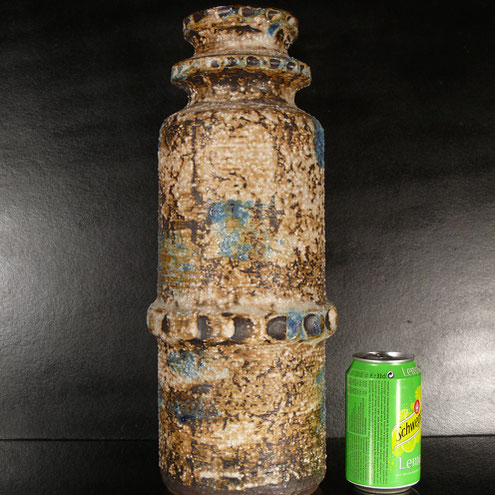 déco space âge - vase brutalist Carstens Tonnieshof W Germany - céramique années 1960s - photo 9 -