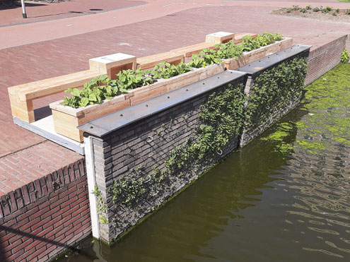 Test eines Dry stack wall systems in Delft. Image: Koen Mulder