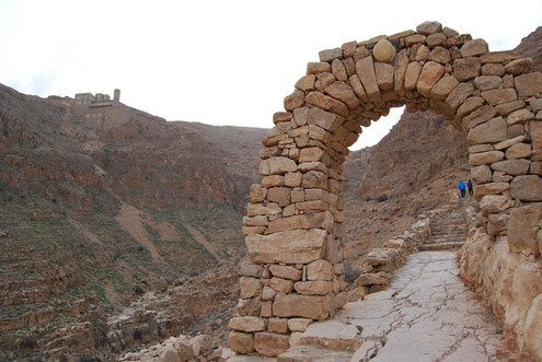 Monastère de Deir mar musa, voyage à vélo en Syrie, bike touring
