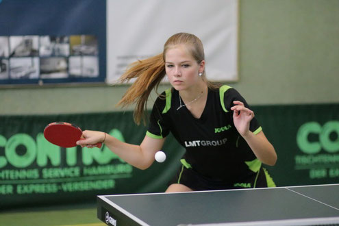 Die 16-jährige Landeskaderathletin Laura Peters hatte mit ihren drei Solo-Zählern maßgeblichen Anteil am 8:4-Triumph der Schwarzenbeker Verbandsliga-Teenager über den TSB Flensburg II.