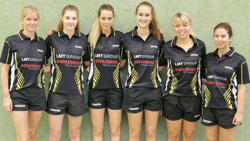 Die erste Damen-Mannschaft des TSV Schwarzenbek (v. l. n. r.: Bianca Dahlke, Vivien Scholz, Polina Trifonova, Lena Mollwitz, Steffi Erxleben und Sejla Fazlic).