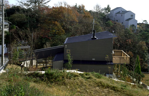 注文住宅　設計　建築家　平賀敬一郎　高級住宅　北欧デザイン　広いテラス　住宅作家　ホテルライク　目神山　芦屋　西宮