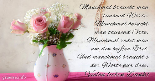 Danke An die ganz besonderen Menschen in meinem Leben