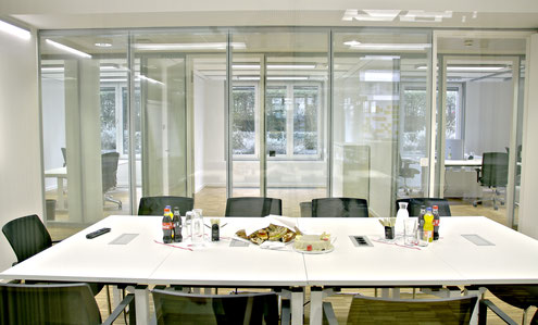 Meetingräume des Nutrion Coworking Space in der Leopoldstraße 8-10 online buchen.