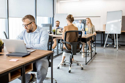 Desk Sharing München, Desk-Sharing-Konzept Nutrion