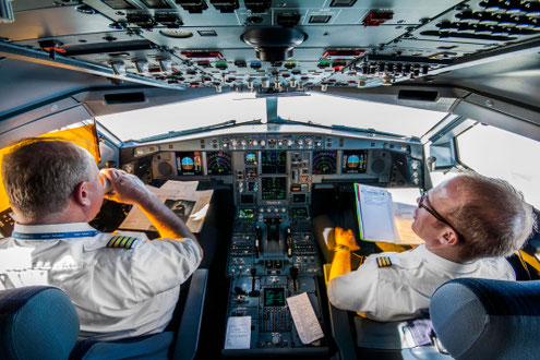 Ziel eines jeden ATPL Schülers: Ein Platz wie dem A330 auf Langstrecke zu fliegen