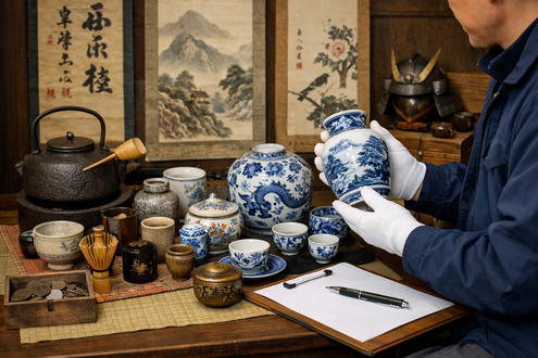 骨董品 出張買取 遺品整理 空き家整理 石田企画 新潟 新潟市