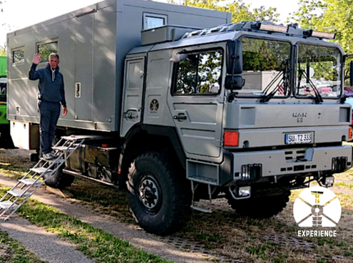 Trade Show expedition Behicle for rent rental Vermietung Messe betreuung Trade show marketing specialist Expeditionsfahrzeug miete mieten messe stand support beratung berater beraraten experte messen spezialist expo presentation expert specialist best