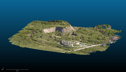 Aerial images from surveys using drones can produce 3D models or maps