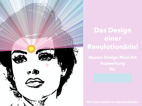 Human Design Chart schriftliche Auswertung