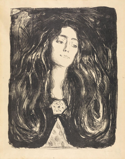 エドヴァンド・ムンク「『ブローチをつけた婦人』(1903年)