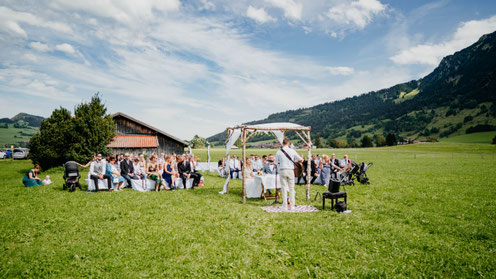 Heiraten im Allgäu am Fuße des Grüntens