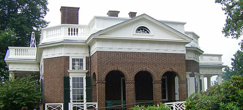 Monticello, la demeure de Thomas Jefferson