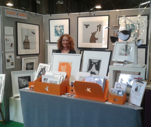 Lucy Gell prints at Malvern RHS spring show