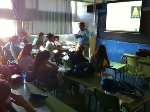 Xerrada als alumnes de 1r de batxillerat sobre emprenedoria