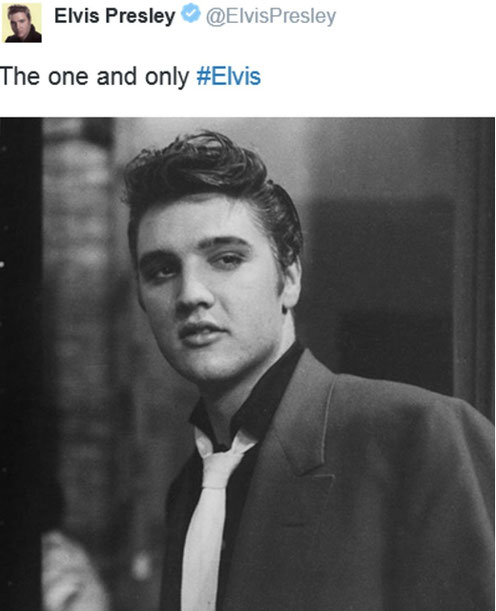 Elvis Presley@ElvisPresley, Tweed 28. September 2015, 11:30 Uhr
