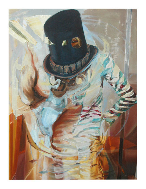 Dompteur-                     -Oil on canvas-     -2011-     -100x75cm