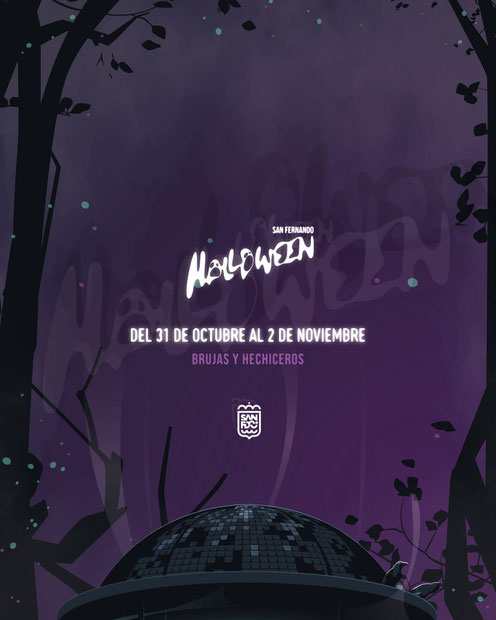 Programa del Halloween de San Fernando Mercado Medieval Noche de Brujas
