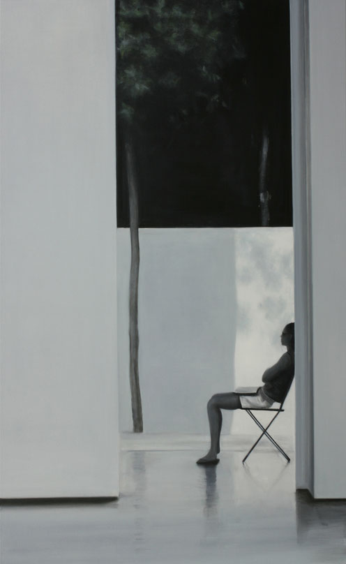 Aufsicht 180x110cm 2009 oil on canvas