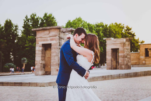 postboda, gran via, madrid, ciudad, post boda, templo de debod