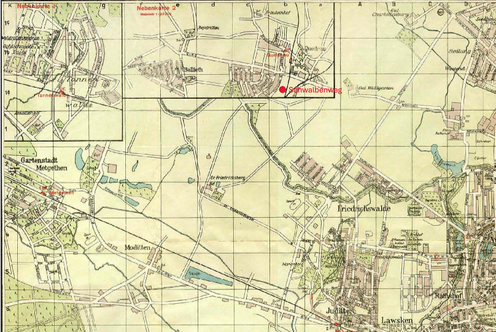 Schwalbenweg Lage in Königsberg