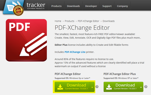 PDF XChange Editor