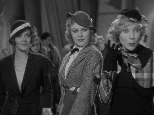 Ginger Rogers (centre) in 42nd Street