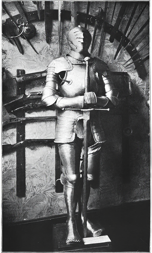 Einfacher Maximilian-Harnisch aus der Sammlung des Autors.