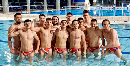 Équipe de Nationale 1 Masculine du Nautic Club Angérien jouant contre Moulins en championnat de France.