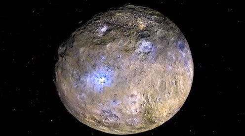 Cérès, dans la ceinture des astéroïdes, abrite un océan d'eau liquide