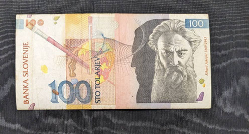 スロベニアトラール紙幣から日本円に両替