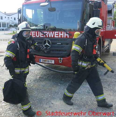Feuerwehr, Blaulicht, Stadtfeuerwehr Oberwart, Besuch, Volksschule