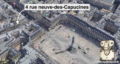 4 de la rue neuve-des-capucines Paris 2eme boutique Louis Vuitton