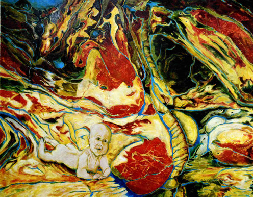 Homunculus_2019_Öl auf LW_125*160 cm