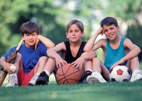 Juegos predeportivos: fútbol, baloncesto...