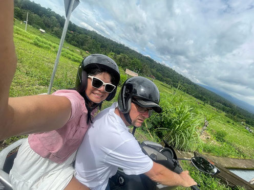 Roller Tour auf Bali