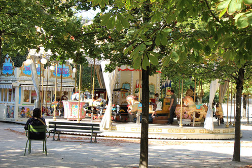 Paris Playground Tuileries Carousel