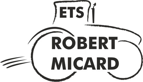 tracteur dessiné avec écrit robert micard au centre de celui-ci 