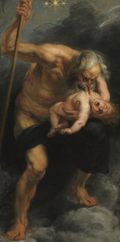 Сатурн, пожирающий своего сына - самые известные картины Рубенса