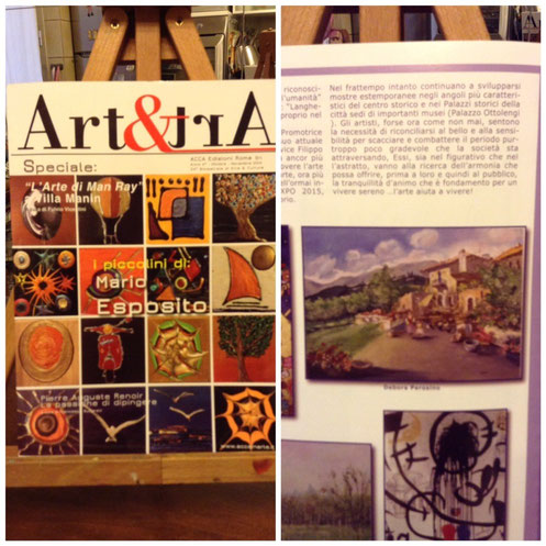 Pubblicazione nel bimestrale Ott-Noc 2014 de "Art e Art" del quadro "La vecchia aia" 