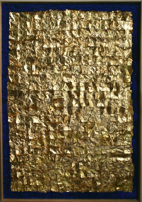 "Bizanţ II", tehnică mixtă, 101 x 71 cm