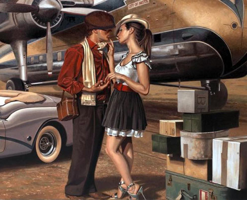 Ретро живопись Peregrine Heathcote-8