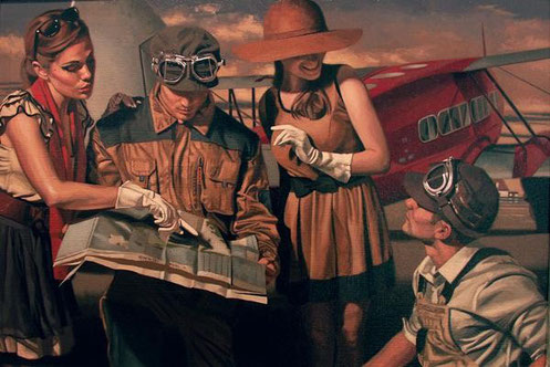 Ретро живопись Peregrine Heathcote-2