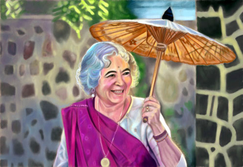 25.  "Mani with Parasol"
