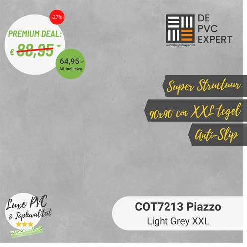 COT7213 Piazzo XXL Light Grey