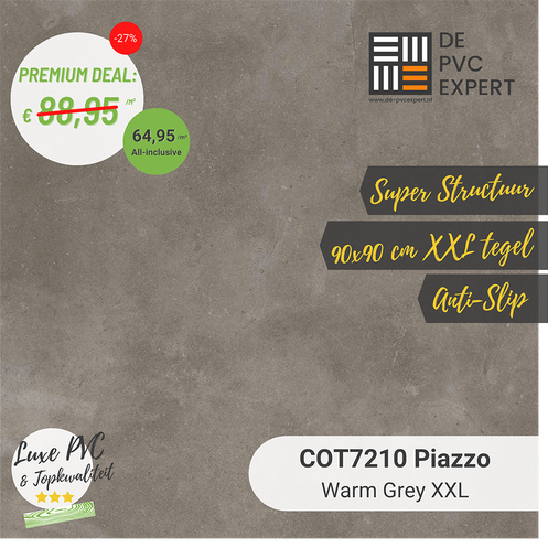 COT7210 Piazzo XXL Warm Grey