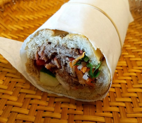 Amazing falafel wrap in George Town DC