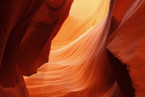 Felsformation im Lower Antelope Canyon, USA