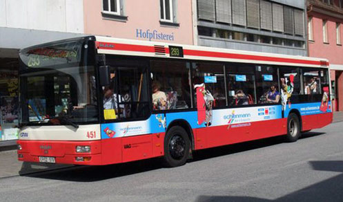 Busverbindung Maler Schienmann, Anfahrt Bernd Schienmann GmbH, Maler Erlangen
